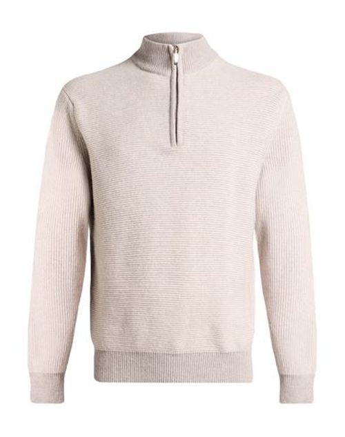 Man Turtleneck Taupe Size 42 Cashmere