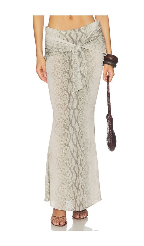 Lovewave The Charisse Maxi Skirt in Sand Snake. XL also in XS, XXS, S