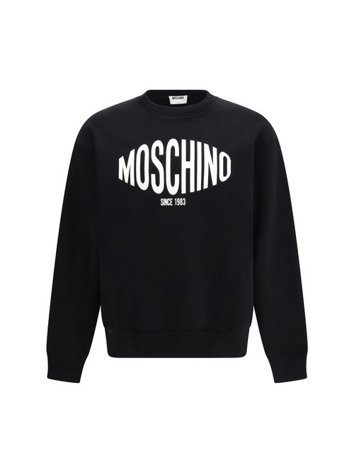 Logo-Printed Organic Cotton Sweatshirt — Black