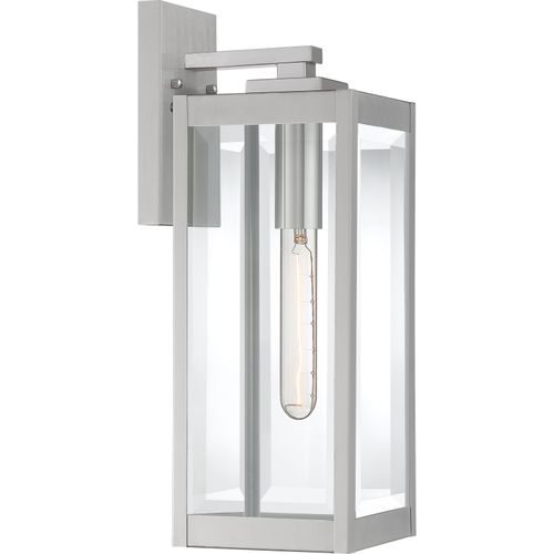 Westover 1-Light Outdoor Lantern in Stainless Stee