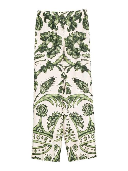 F. R.S For Restless Sleepers Printed Silk Trousers