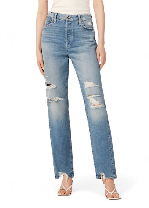 90S Niki Mid Rise Boyfriend Jean In Chances Destruct