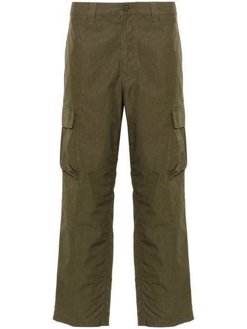 Compass-badge cargo trousers - Green