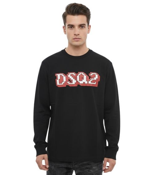 Black Logo Crew Neck T-Shirt