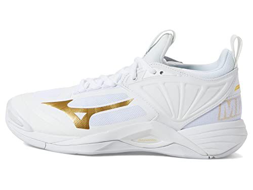 Mizuno Women's Wave Momentum 2 | Women's Indoor Volleyball Shoe | Black/Silver | US Women's