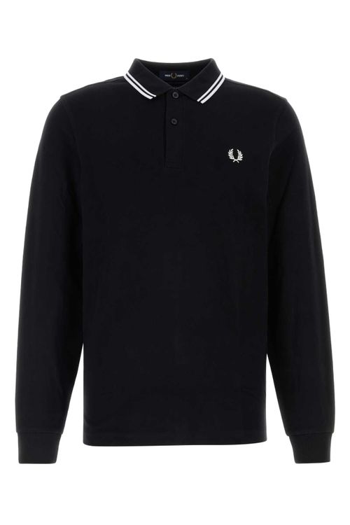 Twin Tipped Polo Shirt — Black