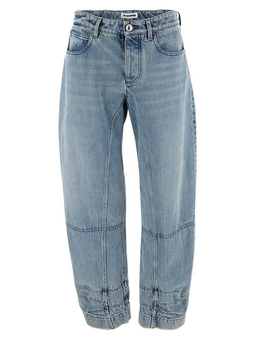 Tapered-leg jeans