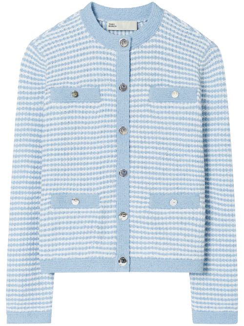 Kendra cotton blend cardigan - Blue