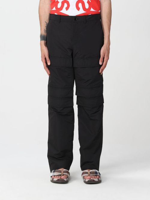 Trousers Men colour Black