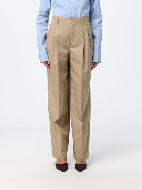 Pants Woman color Beige