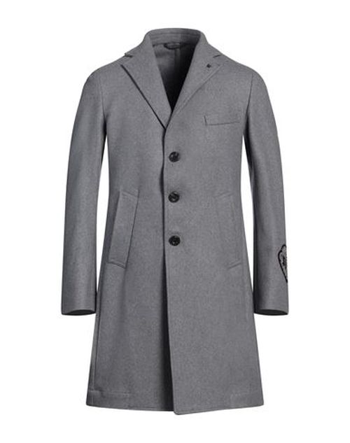 Man Coat Grey Size 40 Wool, Polyamide, Cashmere