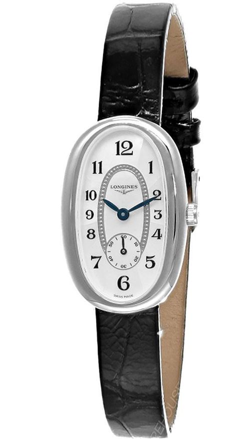 LONGINES Symphonette Quartz Oval MOP Leather Women's Watch L2.306.4.83.0 / L23064830