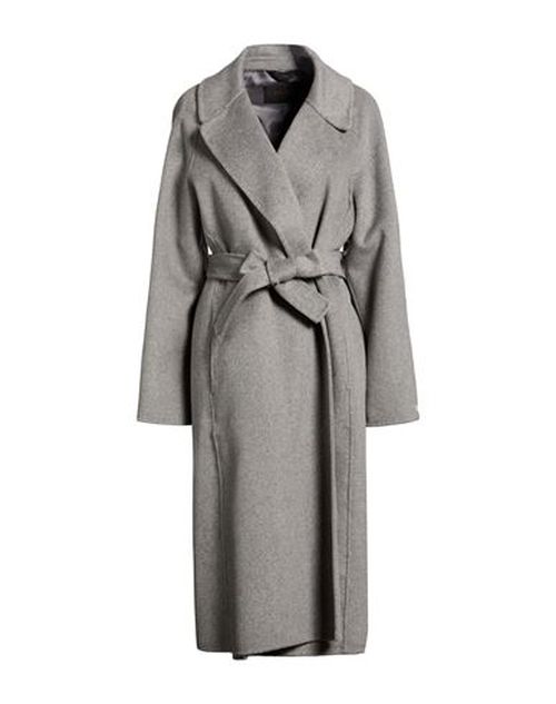 Paltò Fabbrica Woman Coat Grey Size 10 Wool, Polyester