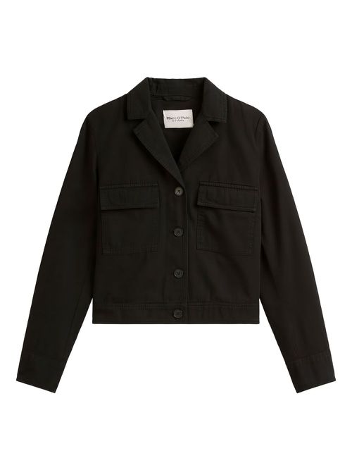 Cropped jacket - Black