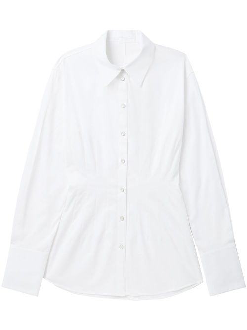 Fitted-waist shirt - White