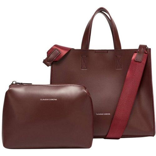Claudia Canova Women's Brida Twin Strap Tote Bag in Burgundy