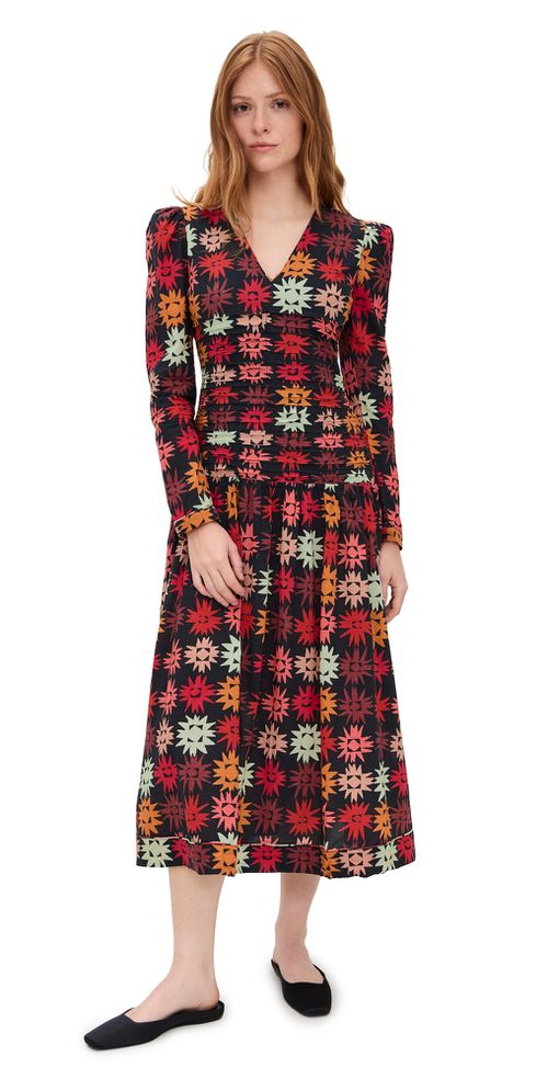 Malika Dress Tabbi Brown