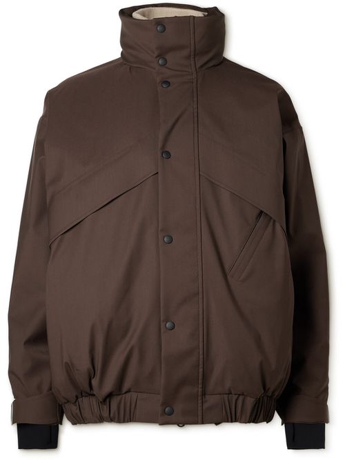 Lech Padded Storm System® Virgin Wool-Blend Hooded Ski Jacket