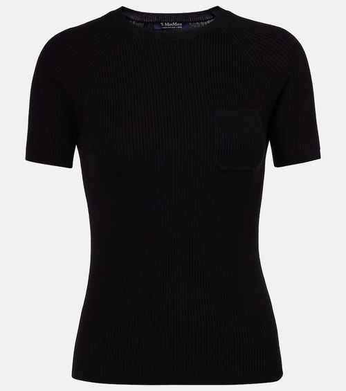 Berlino ribbed-knit cotton top