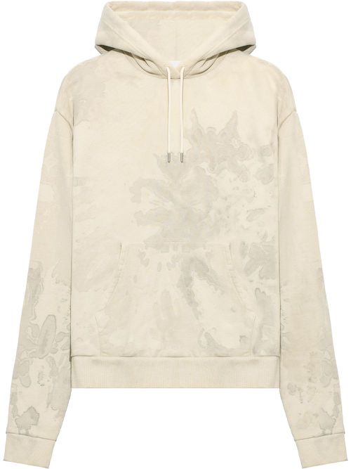 Beach rib-trimmed cotton hoodie - Neutrals