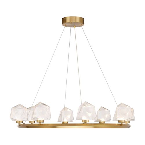 Castello 8-Light Chandelier in Warm Bra
