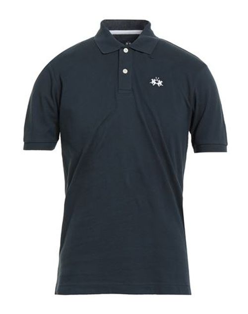 La Martina Man Polo shirt Navy Size 3XL Cotton