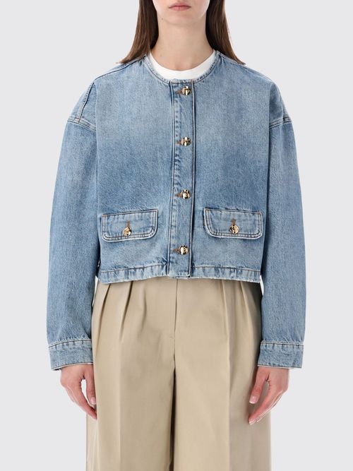 Coat Woman color Blue