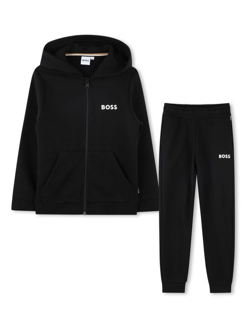 Logo-print tracksuit (set of three) - Black