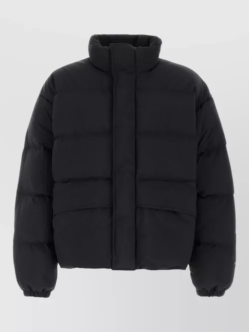 Jil Sander - nylon blend down jacket high collar