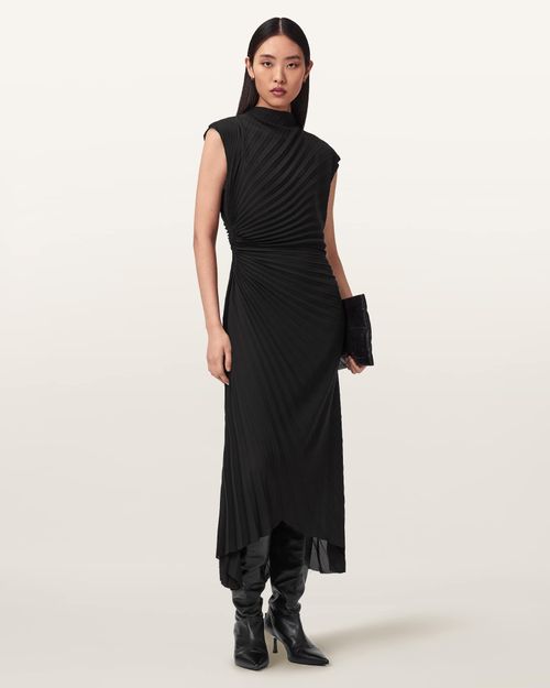 Rayanna Pleated Midi Dress