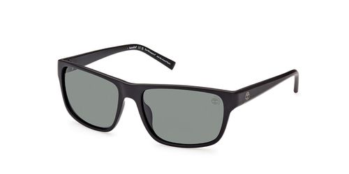Timberland TB9296 Polarized 02R Men's Sunglasses Black Size 60