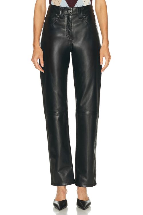 KHAITE Callum Pant in Black