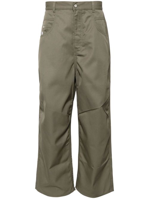 Wide-leg trousers - Neutrals