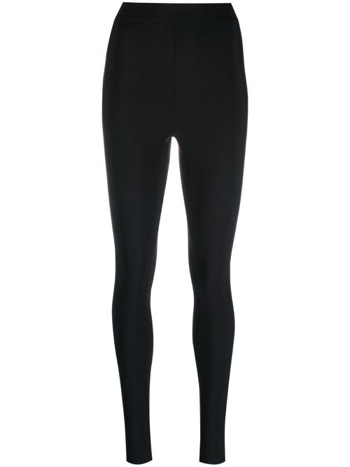- High Waist Zipped Leggings