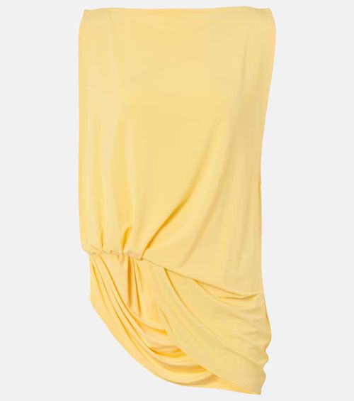 Peplo draped jersey top