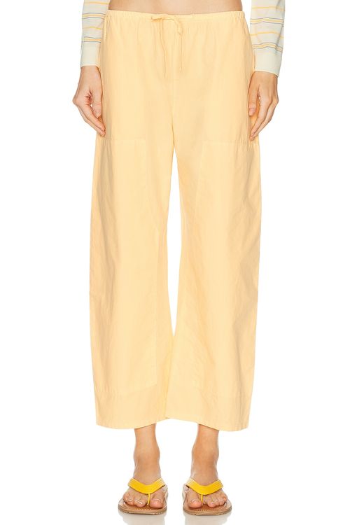 LESET Kyoto Carpenter Pant in Zest - Yellow. M also in