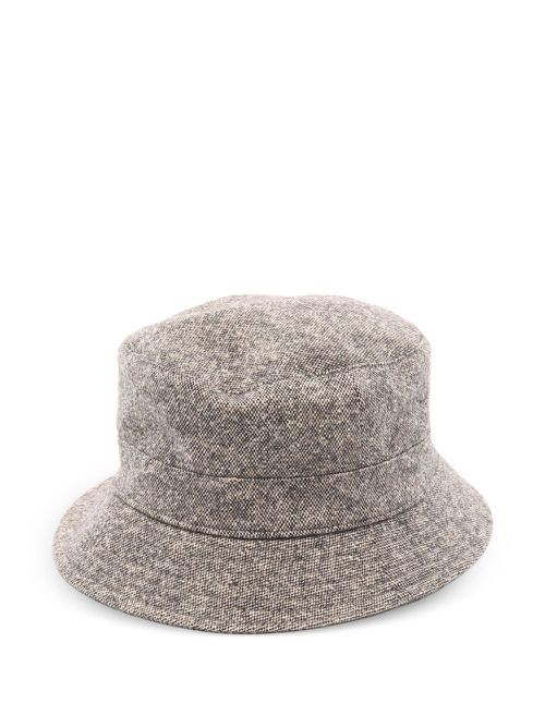 2000s cashmere bucket hat - Brown