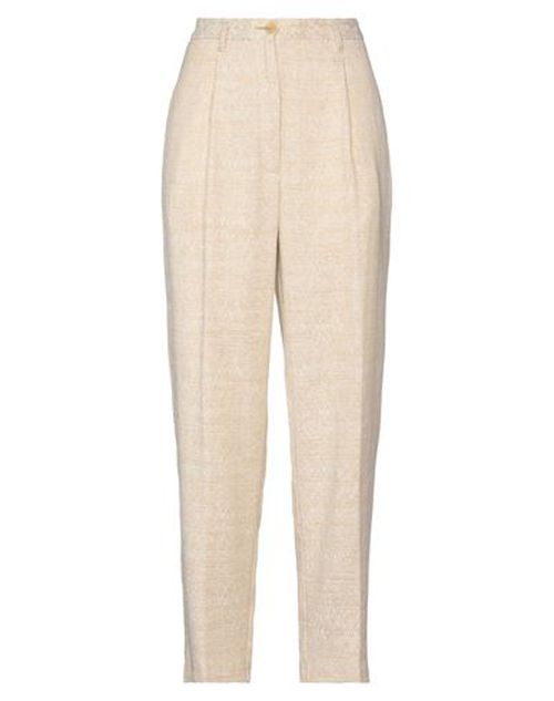 Forte_forte Woman Pants Beige Size 2 Linen, Cotton