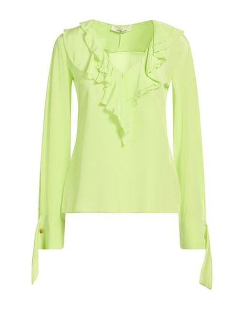 Woman Top Lime green Size 2 Silk