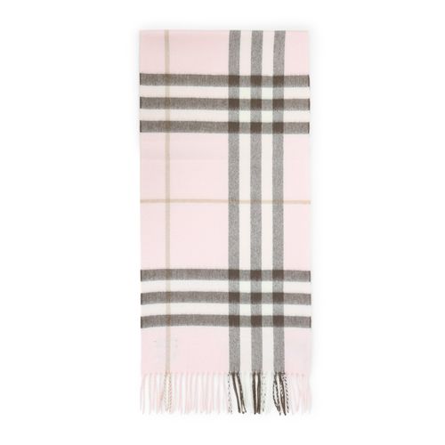 Giant Check Cashmere Scarf - 168cm X 30cm