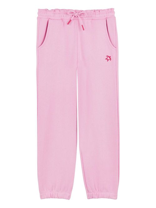 Vilebrequin Kids logo-embroidered trousers - Pink