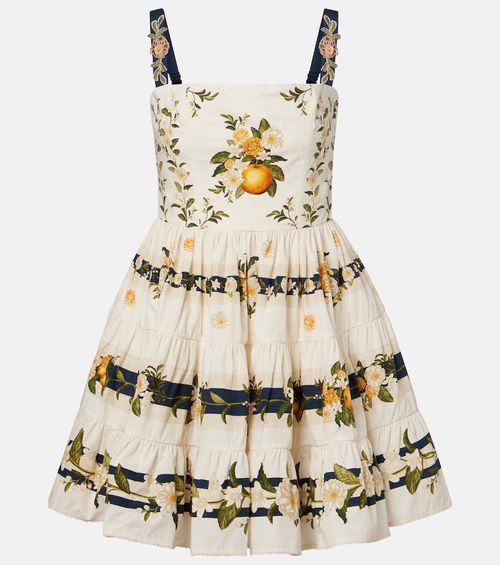Lima floral cotton minidress