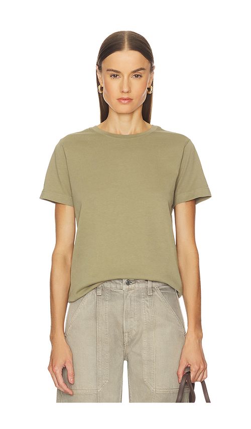 GRLFRND Small Tee in Olive. - XS also in L, M, S