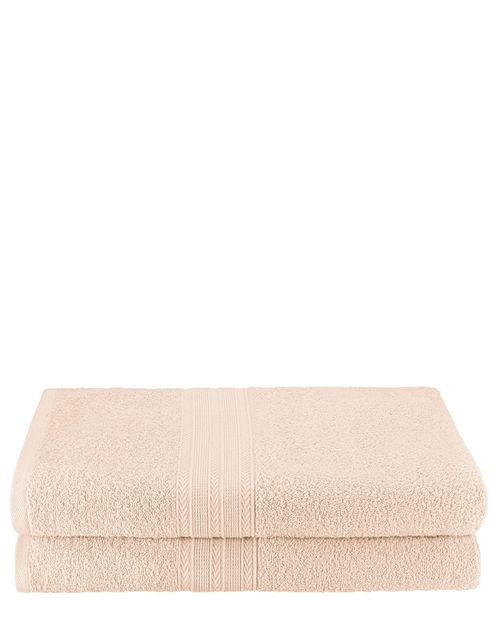 2Pc Cotton Bath Sheet Set