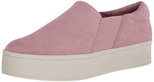 Vince Womens Warren Platform Slip On Fashion Sneakers Black Micro Stretch