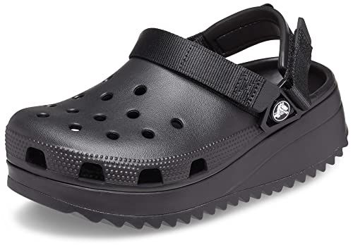 Crocs Unisex Classic Hiker Clogs Black
