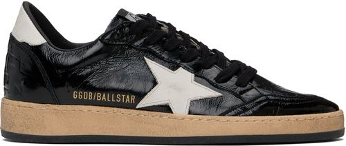 Golden Goose Black & White Ball Star Sneakers