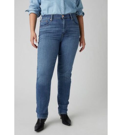 Levi's for woman. 18883-0238 Jeans 724 High Rise Straight blue (24/32), Casual, Cotton, Denim