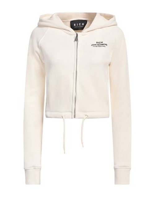 John Richmond Woman Sweatshirt Cream Size L Cotton