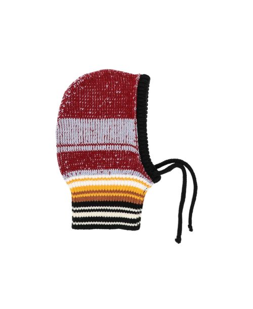 Striped Iris Knit Balaclava